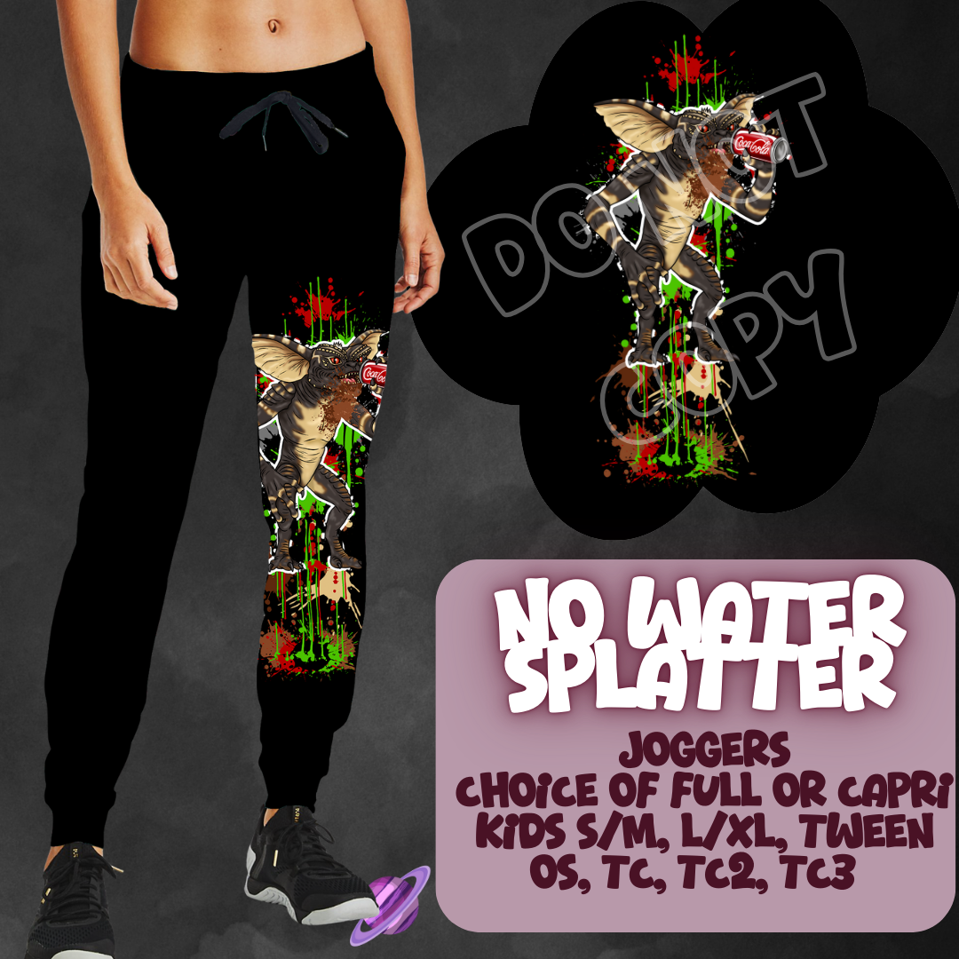 NO WATER SPLATTER- 4 STYLES OF BOTTOMS-PREORDER CLOSING 1/21
