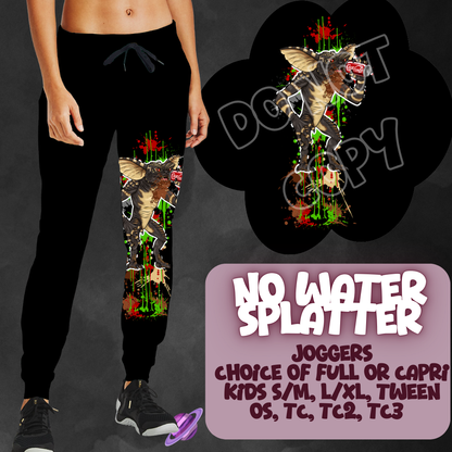 NO WATER SPLATTER- 4 STYLES OF BOTTOMS-PREORDER CLOSING 1/21