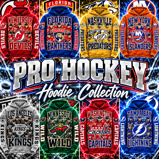 HOCKEY HOODIE COLLECTION W/ SLEEVE PRINT GROUP 4