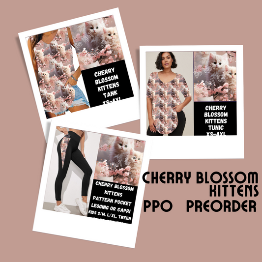 CHERRY BLOSSOM KITTENS-SPRING PPO PREORDER CLOSING 1/23