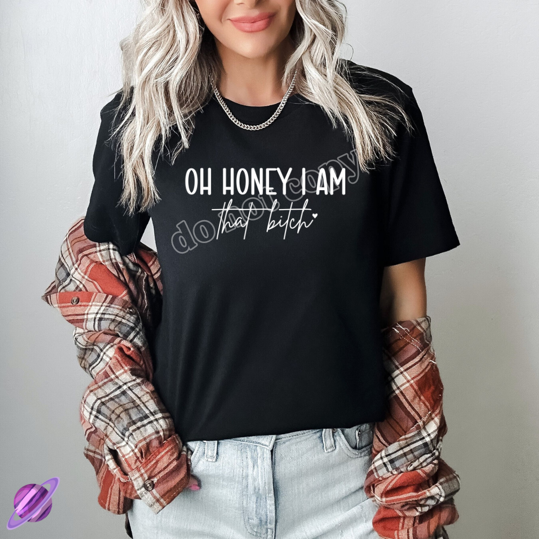 OH HONEY - SNARKY RUN -UNISEX TEE ADULTS