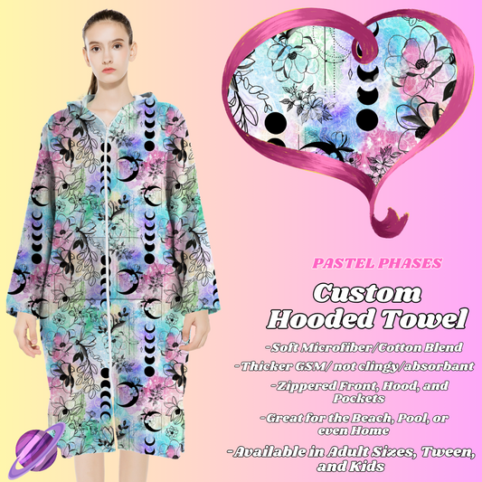 PASTEL PHASES- HOODED TOWEL- PREORDER CLOSING 4/27