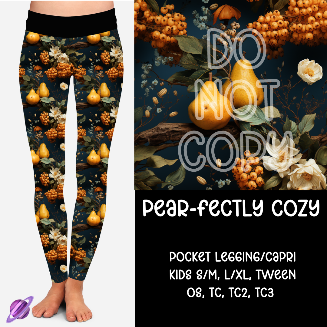 PEAR-FECTLY COZY - THANKFUL MINI - LEGGING/CAPRI PREORDER CLOSING 9/6