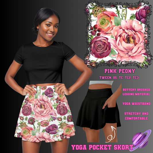 PINK PEONY-SKORT 4 PREORDER CLOSING 2/13