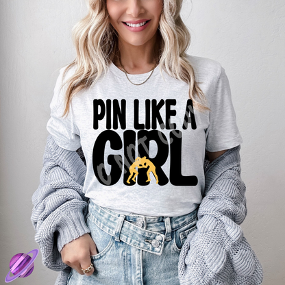 PIN LIKE A GIRL TEE