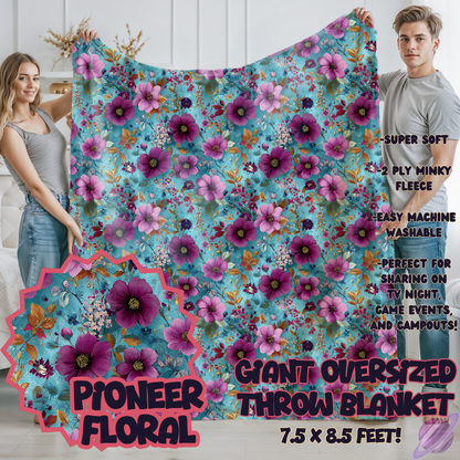 PIONEER FLORAL-OVERSIZED THROW 14-PREORDER CLOSING 10/8