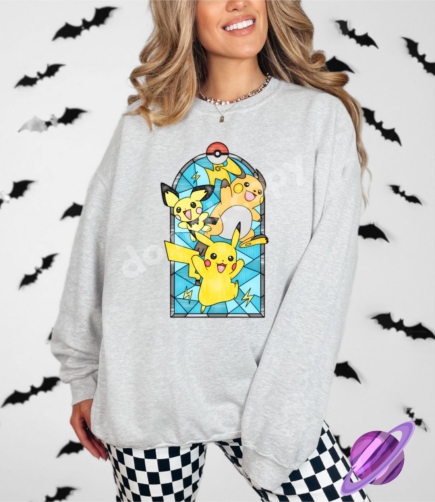 POKE GLASS - B97 - CREW NECK SWEATSHIRT