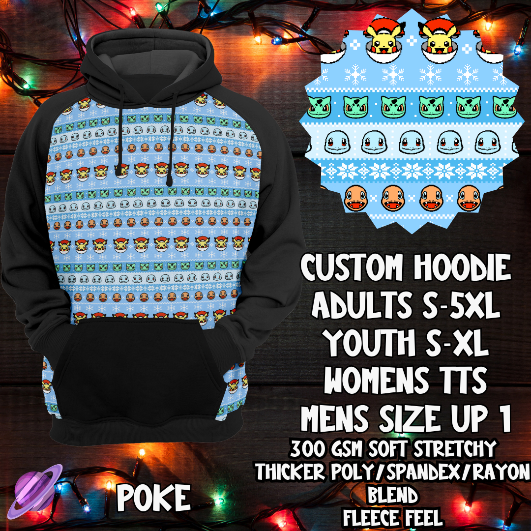 POKE-HOODIE-XMAS SWEATER PREORDER-9/27