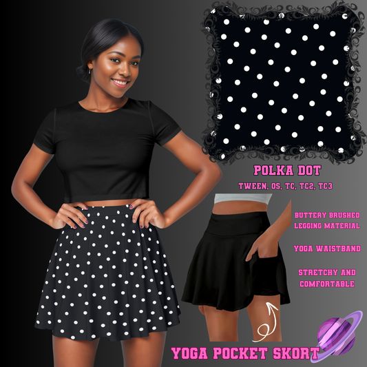 POLKA DOT -SKORT 4 PREORDER CLOSING 2/13