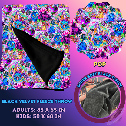 POP- SOFT BLACK FLEECE THROW 13-PREORDER CLOSING 1/14