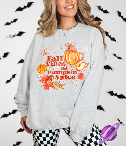 PUMPKIN FALL - B97 - CREW NECK SWEATSHIRT