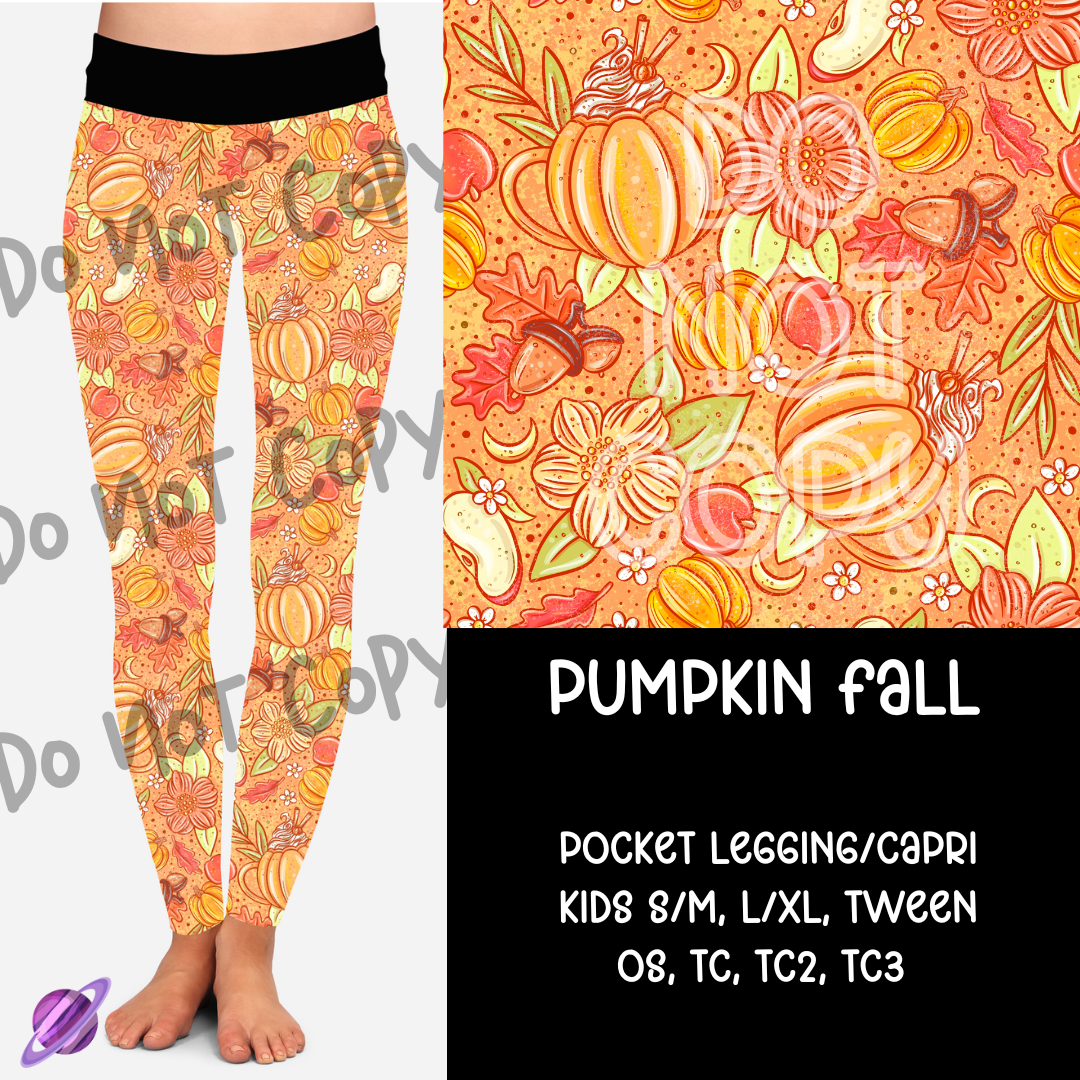 PUMPKIN FALL - B97 - LEGGING/CAPRI PREORDER CLOSING 8/28