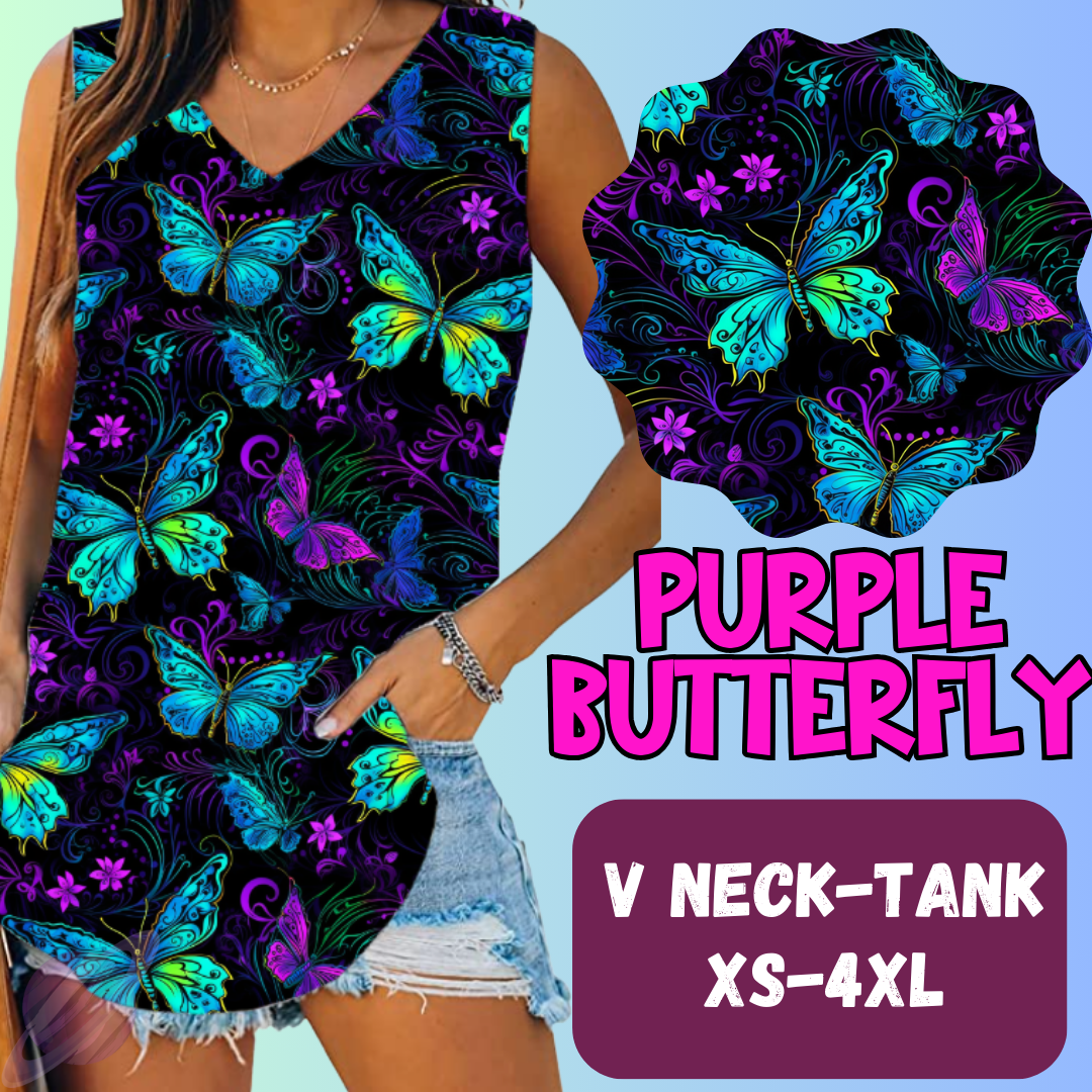 PURPLE BUTTERFLY-PPO 13- TOPS AND BOTTOMS-PREORDER CLOSING 6/15