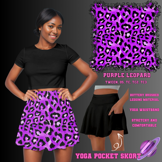 PURPLE LEOPARD-SKORT 4 PREORDER CLOSING 2/13