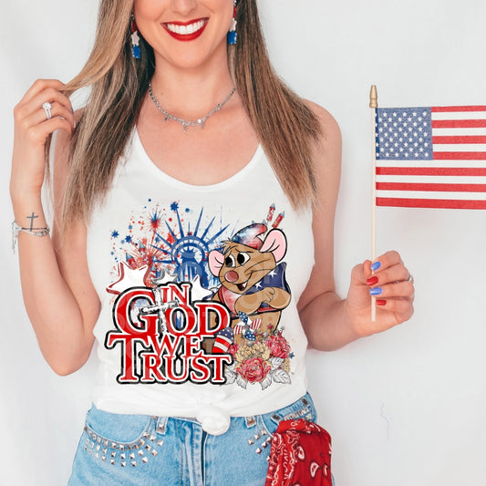 GOD WE TRUST TEE