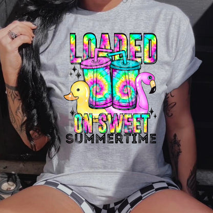 LOADED ON SWEET SUMMERTIME TEE