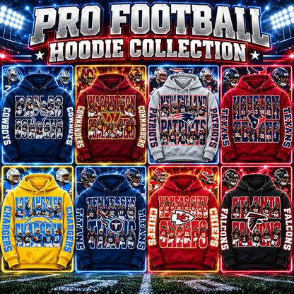 PRO FBALL HOODIE COLLECTION W/ SLEEVE PRINT GROUP 1