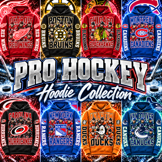 HOCKEY HOODIE COLLECTION W/ SLEEVE PRINT GROUP 2