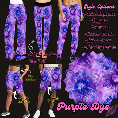 PURPLE DYE-PRETTY RUN PREORDER CLOSING 1/30