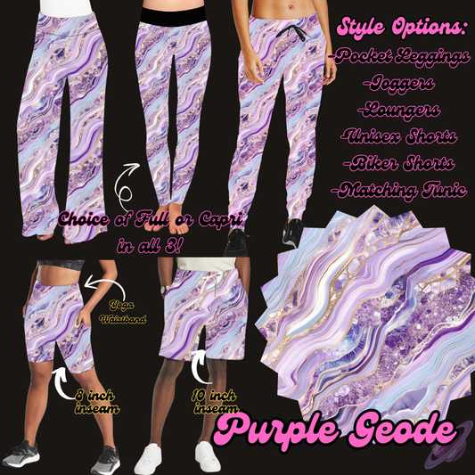 PURPLE GEODE-PRETTY RUN PREORDER CLOSING 1/30