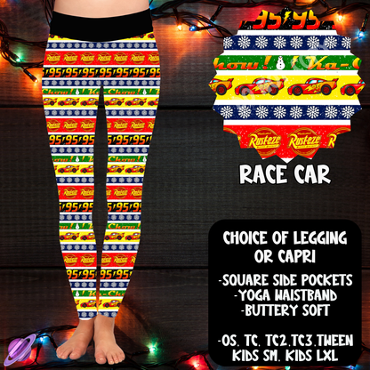 RACE CAR-BOTTOMS-XMAS SWEATER PREORDER-9/27