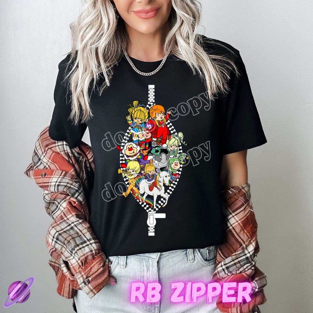 ZIPPER RUN-RB ZIPPER-UNISEX TEE ADULTS/KIDS PREORDER CLOSING 1/29 ETA APRIL