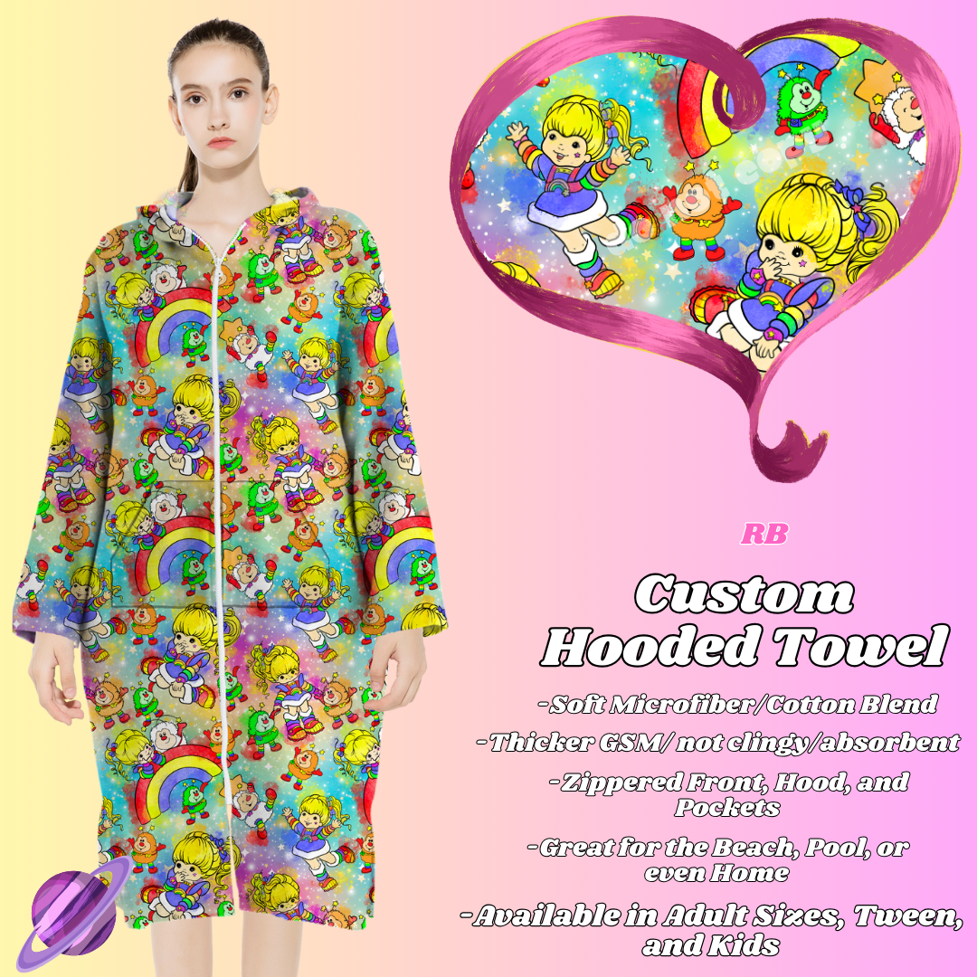RB- HOODED TOWEL- PREORDER CLOSING 4/27