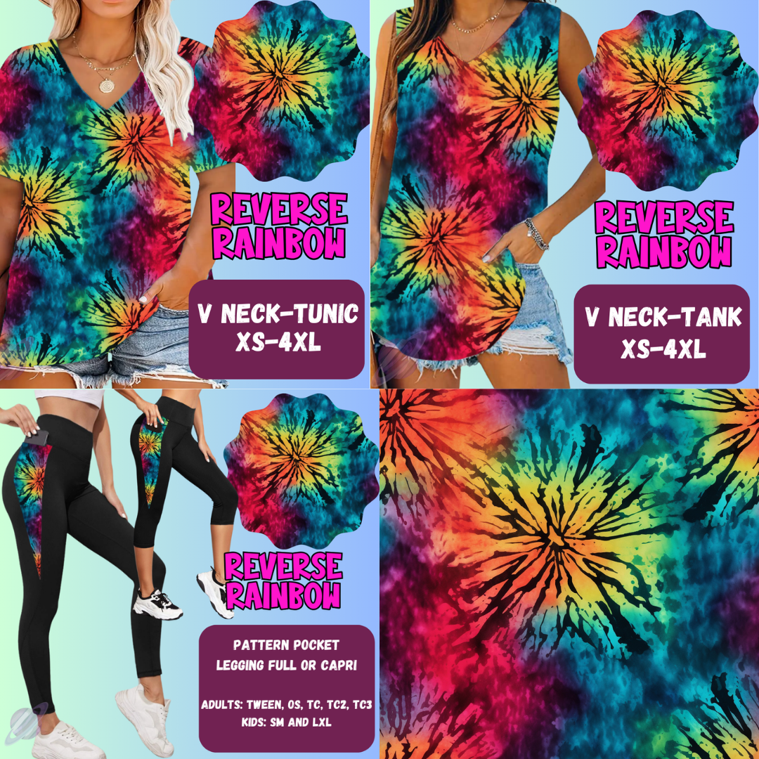 REVERSE RAINBOW-PPO 13- TOPS AND BOTTOMS-PREORDER CLOSING 6/15