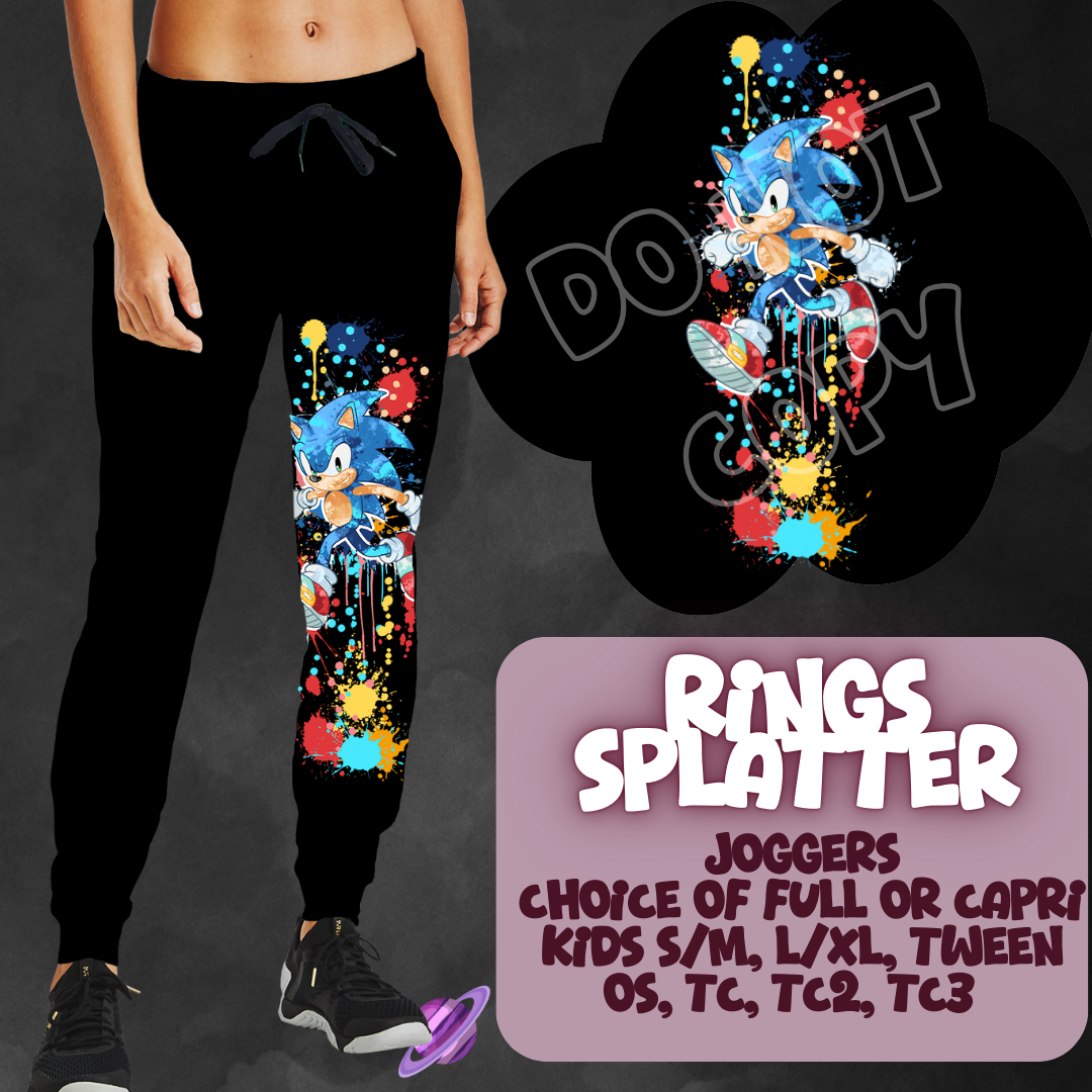 RINGS SPLATTER- 4 STYLES OF BOTTOMS-PREORDER CLOSING 1/21