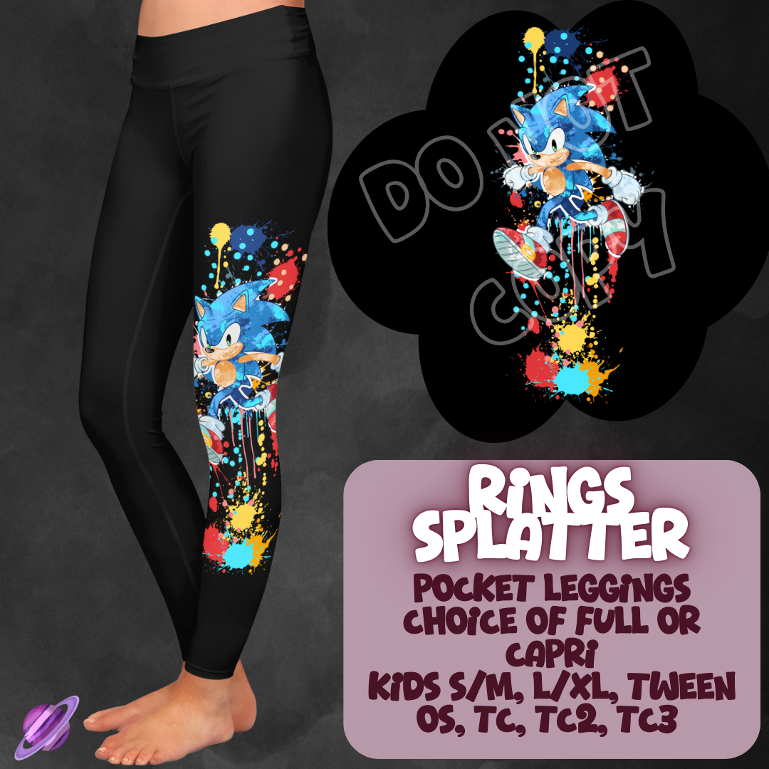 RINGS SPLATTER- 4 STYLES OF BOTTOMS-PREORDER CLOSING 1/21