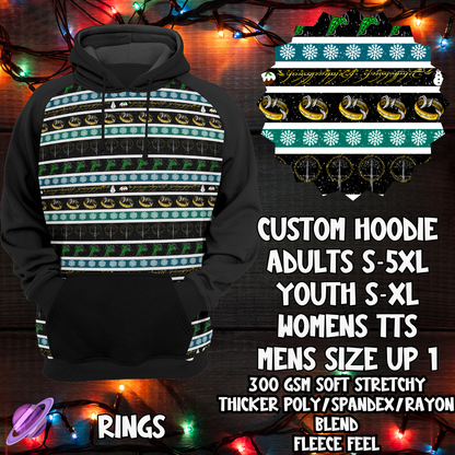 RINGS-HOODIE-XMAS SWEATER PREORDER-9/27