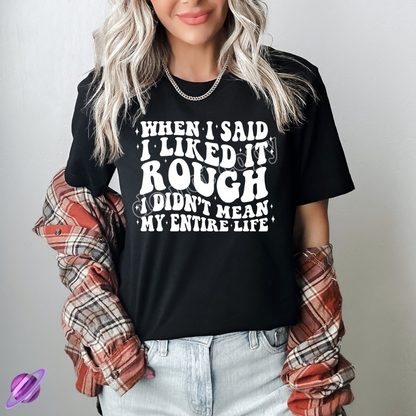 ROUGH - SNARKY RUN -UNISEX TEE ADULTS