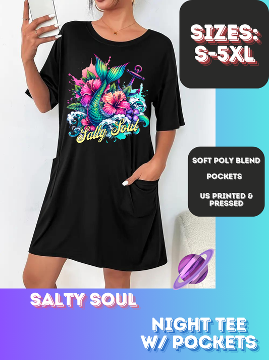 SALTY SOUL-SLEEP SHIRT-PREORDER CLOSING 9/20