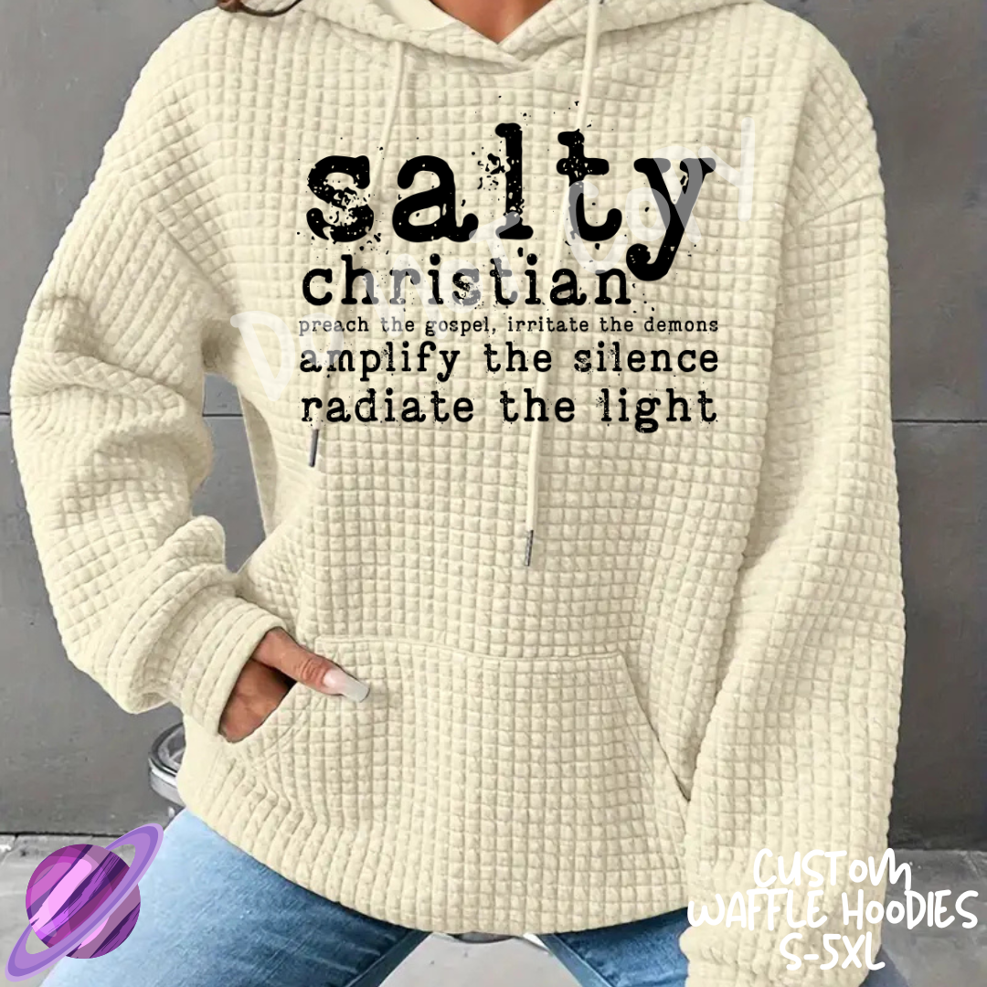 SALTY - CUSTOM WAFFLE HOODIES PREORDER CLOSING 9/30
