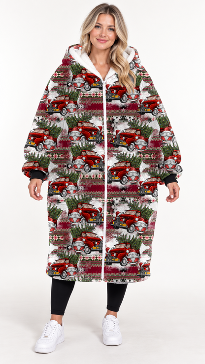 SANTA TRUCK-HOODIE BLANKET PREORDER-CLOSING 9/20