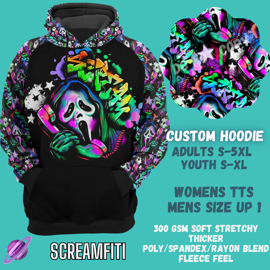 SCREAMFITI- HOODIE OUTFIT RUN- PREORDER 2/20