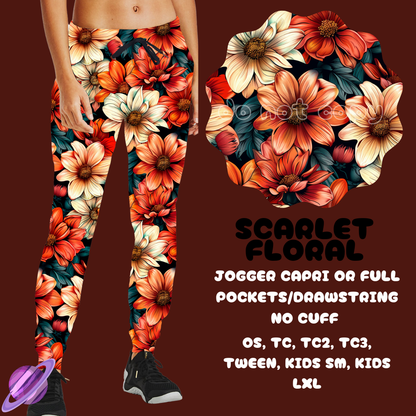 SCARLET FLORAL-FLORAL BOTTOMS PREORDER CLOSING 7/15