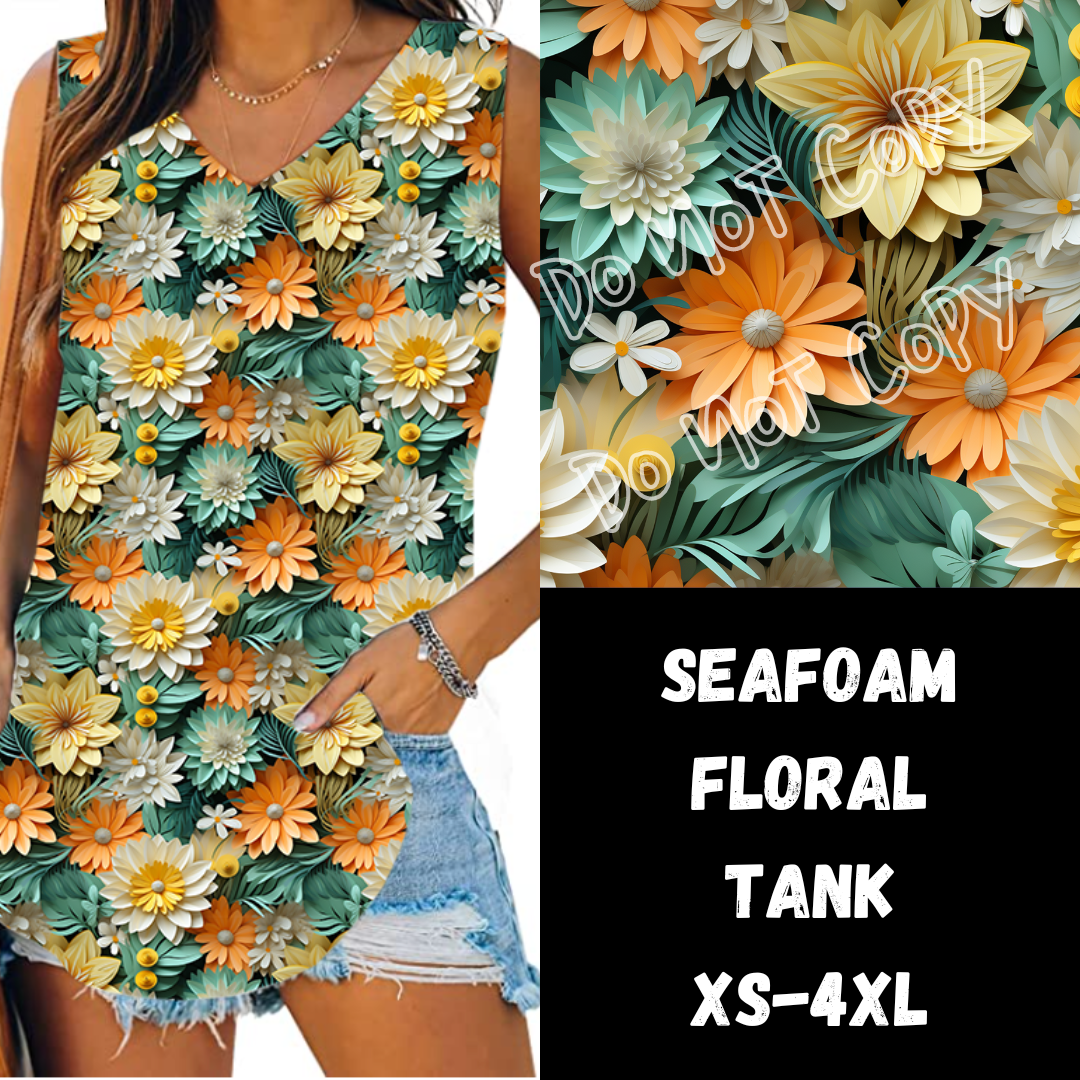 SEAFOAM FLORAL-SPRING PPO PREORDER CLOSING 1/23