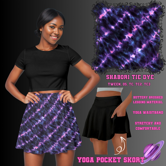 SHABORI TIE DYE-SKORT 4 PREORDER CLOSING 2/13