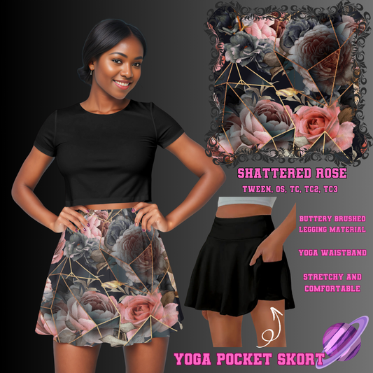 SHATTERED ROSE-SKORT 4 PREORDER CLOSING 2/13