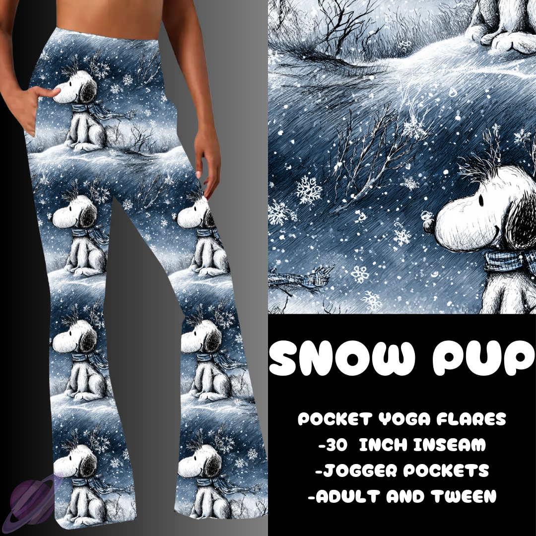 SNOW PUP-YOGA FLARES 7-PREORDER DUE 10/2