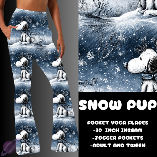 SNOW PUP-YOGA FLARES 7-PREORDER DUE 10/2