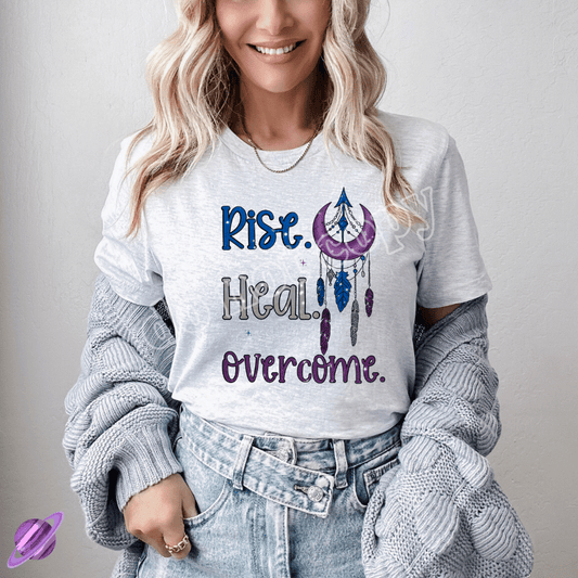 RISE HEAL OVERCOME TEE