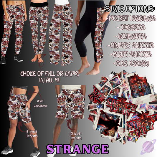 STRANGE-BATCH 120 PREORDER-6 STYLES OF BOTTOMS-PREORDER CLOSING 12/18