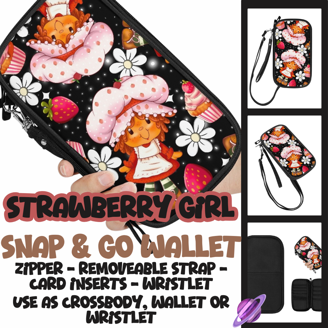 STRAWBERRY GIRL - SNAP & GO WALLETS PREORDER CLOSING 12/18