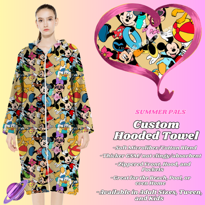 SUMMER PALS- HOODED TOWEL- PREORDER CLOSING 4/27
