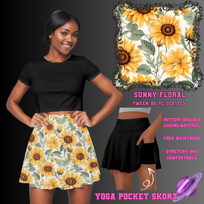 SUNNY FLORAL -SKORT 4 PREORDER CLOSING 2/13