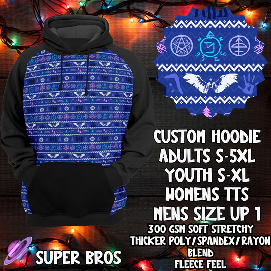 SUPER BROS - CUSTOM HOODIE - XMAS SWEATER RUN CLOSING 10/30