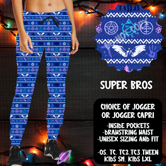 SUPER BROS - JOGGER/CAPRI XMAS SWEATER RUN CLOSING 10/30