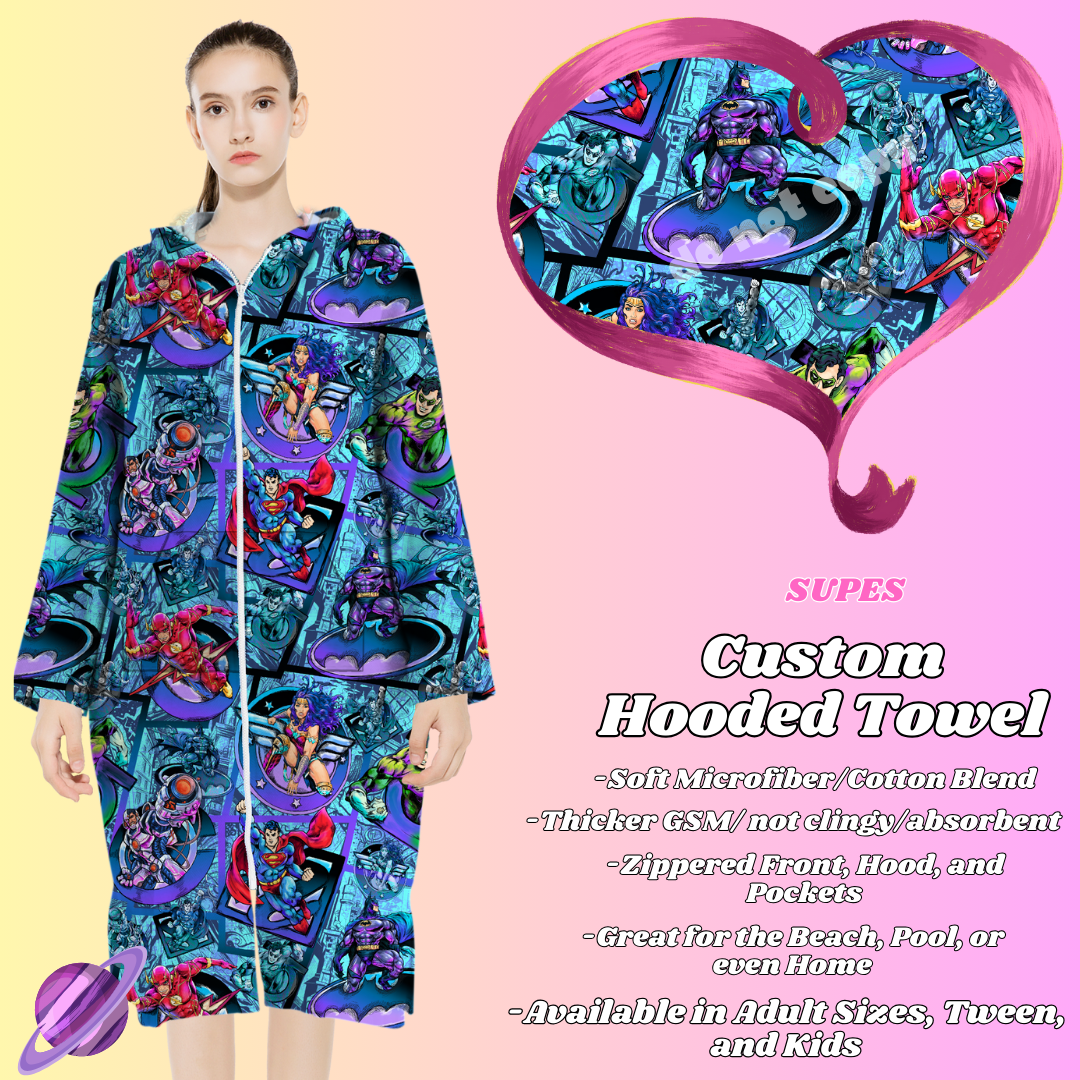 SUPES- HOODED TOWEL- PREORDER CLOSING 4/27